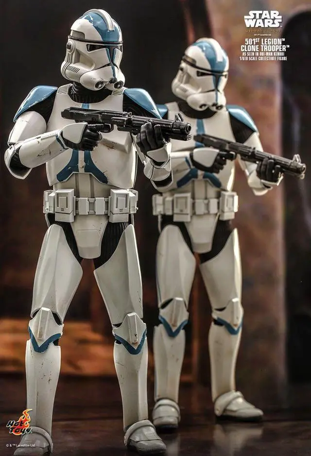 Alt view image 4 of 5 - Figure Hot Toys TMS092 - Star Wars : Obi Wan Kenobi - 501ST Legion Clone Trooper