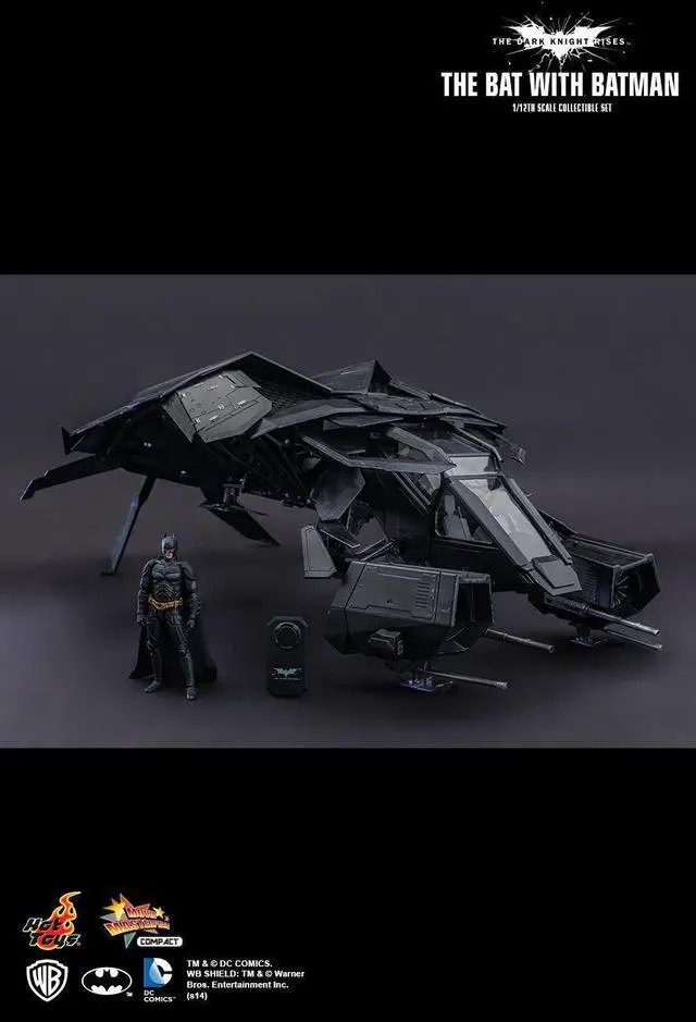 Alt view image 2 of 5 - Figure Hot Toys MMSC001 - DC Comics - The Dark Knight Rises - The Bat With Batman