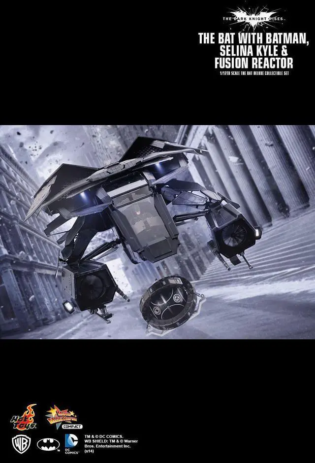 Alt view image 3 of 5 - Figure Hot Toys MMSC002- DC Comics - The Dark Knight Rises - The Bat With Batman & Selina Kyle & Fusion Reactor