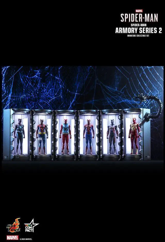 Alt view image 2 of 5 - Figure Hot Toys VGMC016 - VGMC022 - Marvel's Spider-Man - Spider-Man Armory Series 2