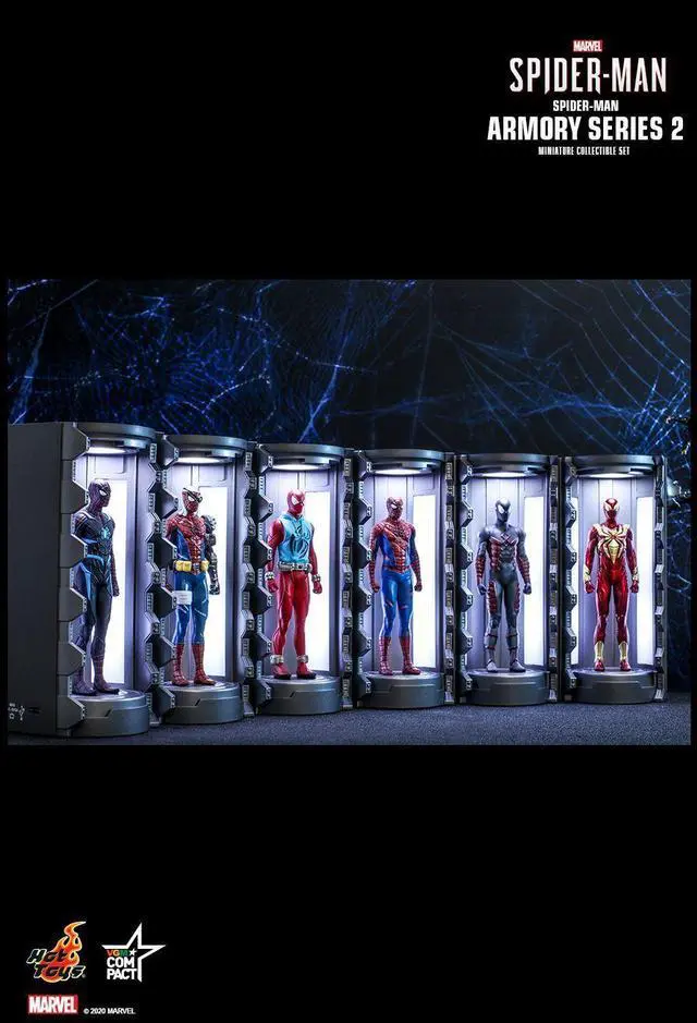 Alt view image 3 of 5 - Figure Hot Toys VGMC016 - VGMC022 - Marvel's Spider-Man - Spider-Man Armory Series 2