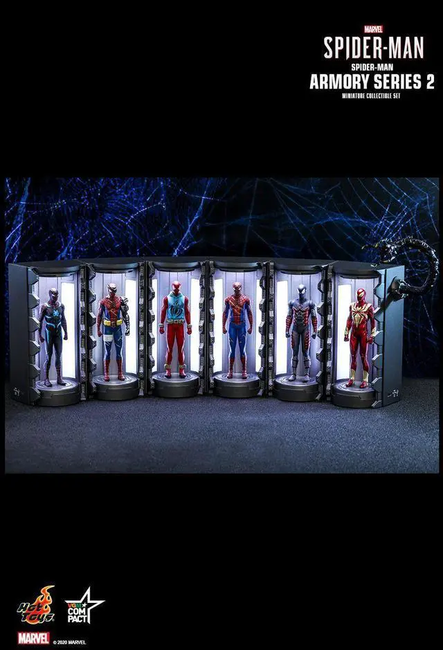Alt view image 4 of 5 - Figure Hot Toys VGMC016 - VGMC022 - Marvel's Spider-Man - Spider-Man Armory Series 2