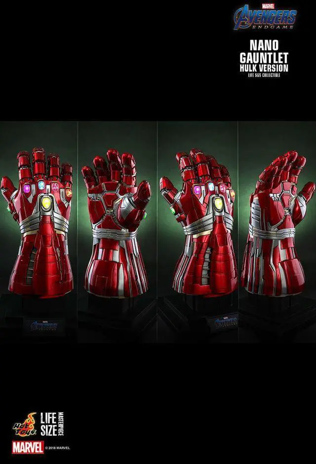 Alt view image 3 of 5 - Figure Hot Toys LMS008 - Marvel Comics - Avengers : Endgame - Nano Gauntlet Hulk Version