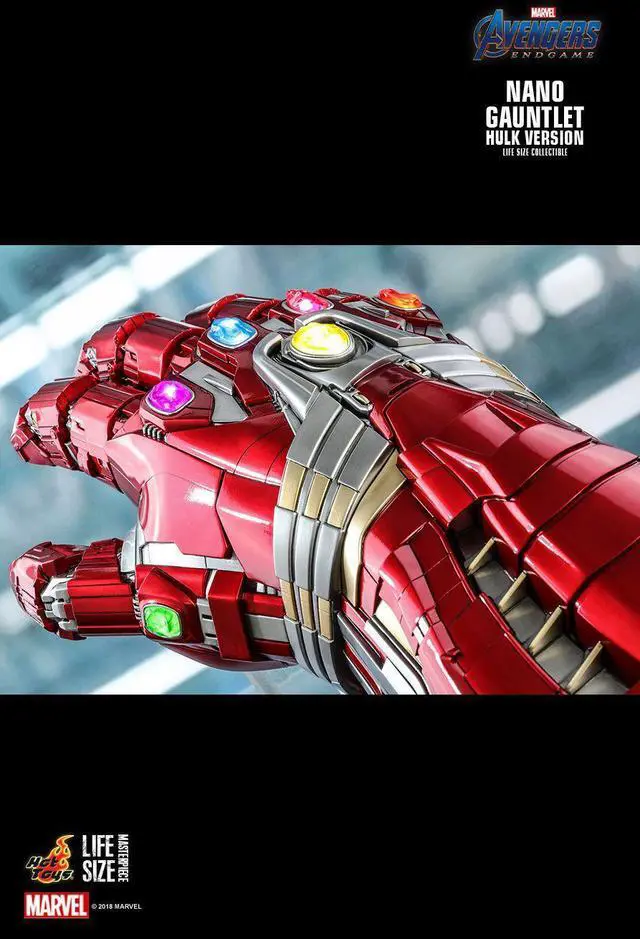 Alt view image 4 of 5 - Figure Hot Toys LMS008 - Marvel Comics - Avengers : Endgame - Nano Gauntlet Hulk Version