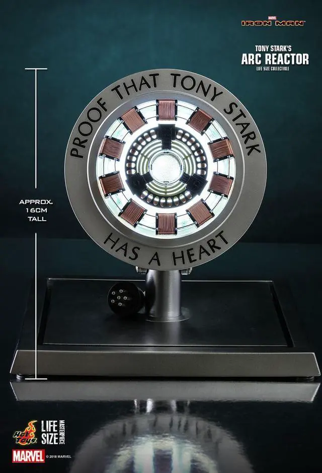 Alt view image 3 of 5 - Figure Hot Toys LMS012 - Marvel Comics - Iron Man - Tony Stark's Arc Reactor