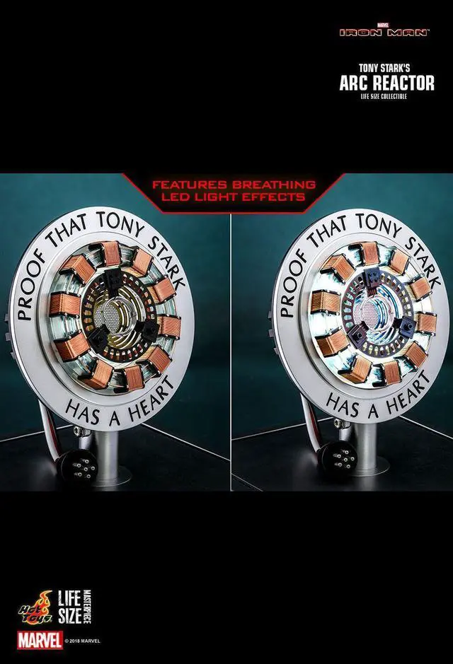 Alt view image 4 of 5 - Figure Hot Toys LMS012 - Marvel Comics - Iron Man - Tony Stark's Arc Reactor