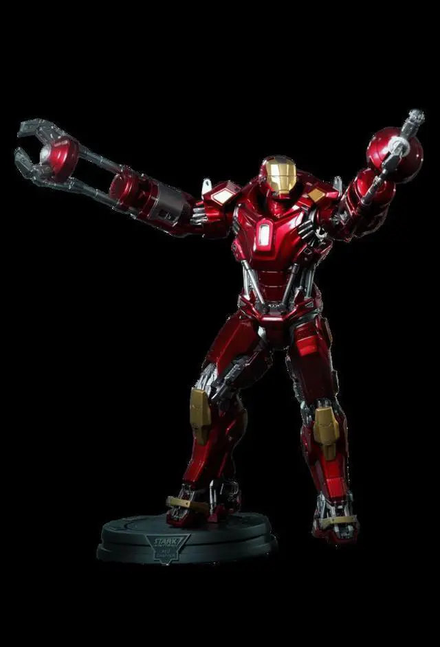 Alt view image 8 of 12 - Iron Man 3 Hot Toys 1:6 Power Pose Collectible Figure: Red Snapper Mark XXXV