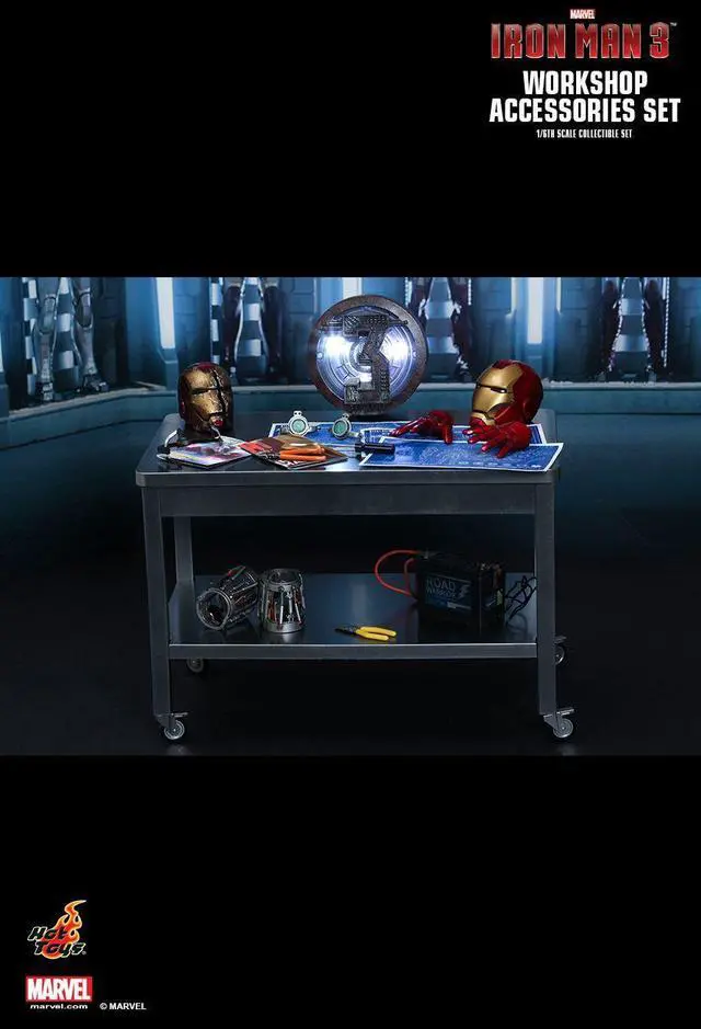 Alt view image 3 of 5 - Figure Hot Toys ACS002 - Marvel Comics - Iron Man 3 - Workshop Accessories