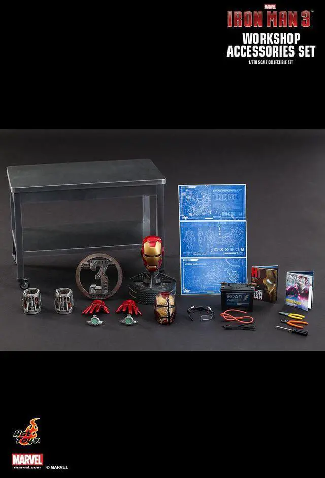 Alt view image 2 of 5 - Figure Hot Toys ACS002 - Marvel Comics - Iron Man 3 - Workshop Accessories