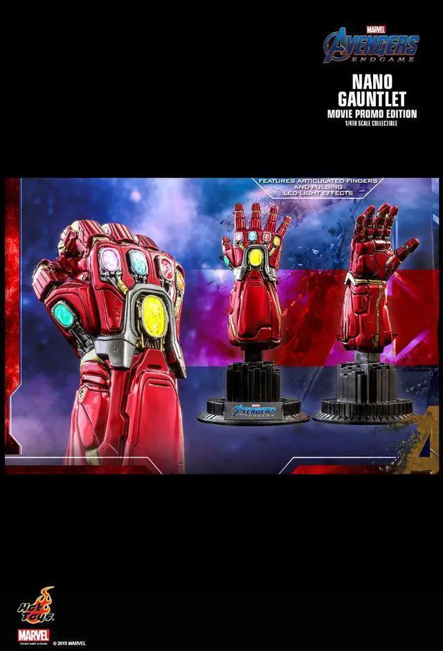 Alt view image 2 of 5 - Figure Hot Toys ACS008 - Marvel Comics - Avengers : Endgame - Nano Gauntlet Movie Promo Edition