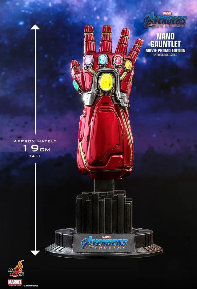 Alt view image 3 of 5 - Figure Hot Toys ACS008 - Marvel Comics - Avengers : Endgame - Nano Gauntlet Movie Promo Edition