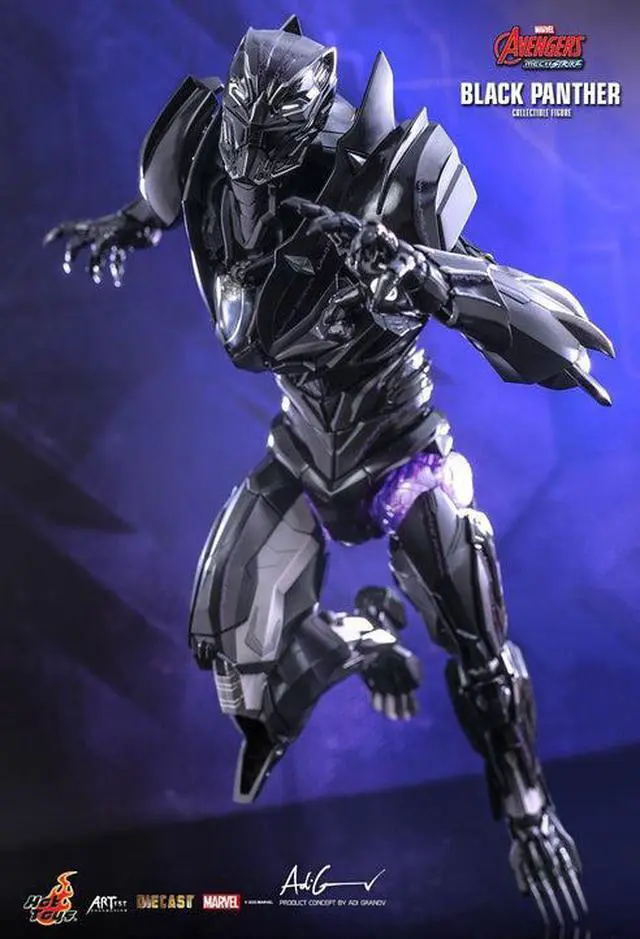 Alt view image 3 of 5 - Figure Hot Toys AC05D55 - Marvel Comics - Marvel's Avengers Meck Strike - Black Panther