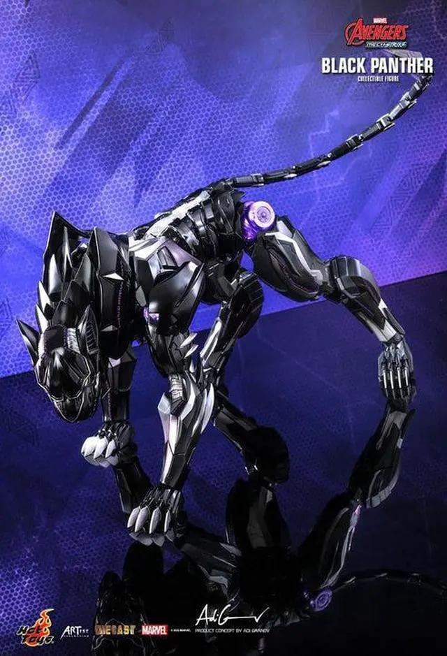 Alt view image 4 of 5 - Figure Hot Toys AC05D55 - Marvel Comics - Marvel's Avengers Meck Strike - Black Panther