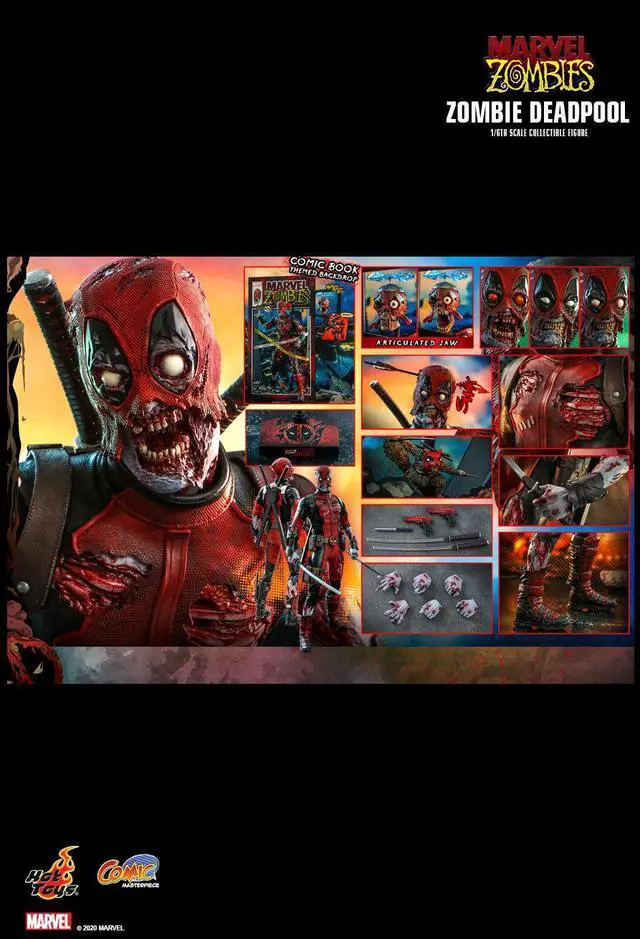 Alt view image 2 of 5 - Figure Hot Toys CMS06 - Marvel Zombies - Zombie Deadpool