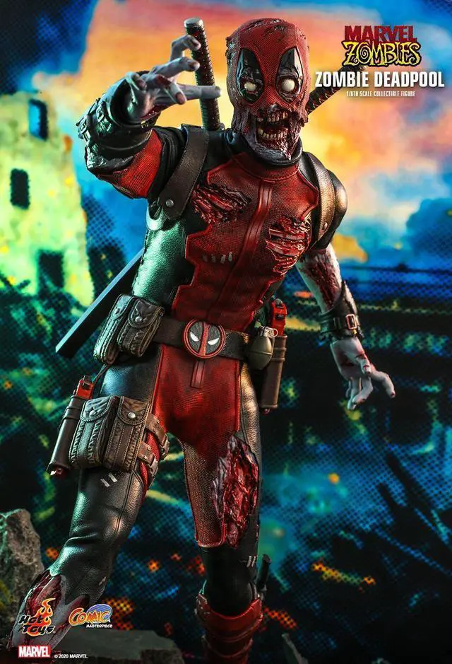 Alt view image 4 of 5 - Figure Hot Toys CMS06 - Marvel Zombies - Zombie Deadpool