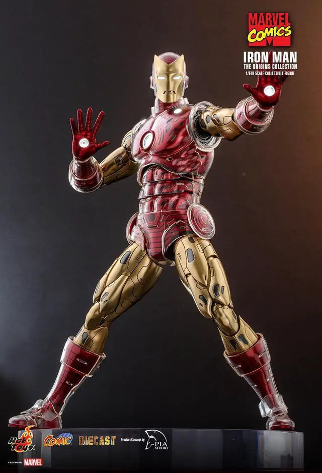 Alt view image 4 of 5 - Figure Hot Toys CMS07D37 - Marvel Comics - Iron Man Standard Version