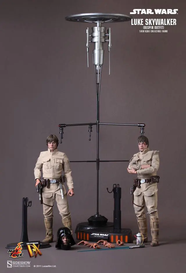 Alt view image 2 of 5 - Figure Hot Toys DX07 - Star Wars - Luke Skywalker Bespin Outfit Version Deluxe Version