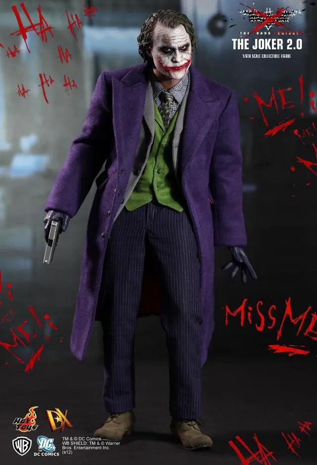 Alt view image 3 of 5 - Figure Hot Toys DX11 - DC Comics - The Dark Knight - The Joker 2.0 Standard Version