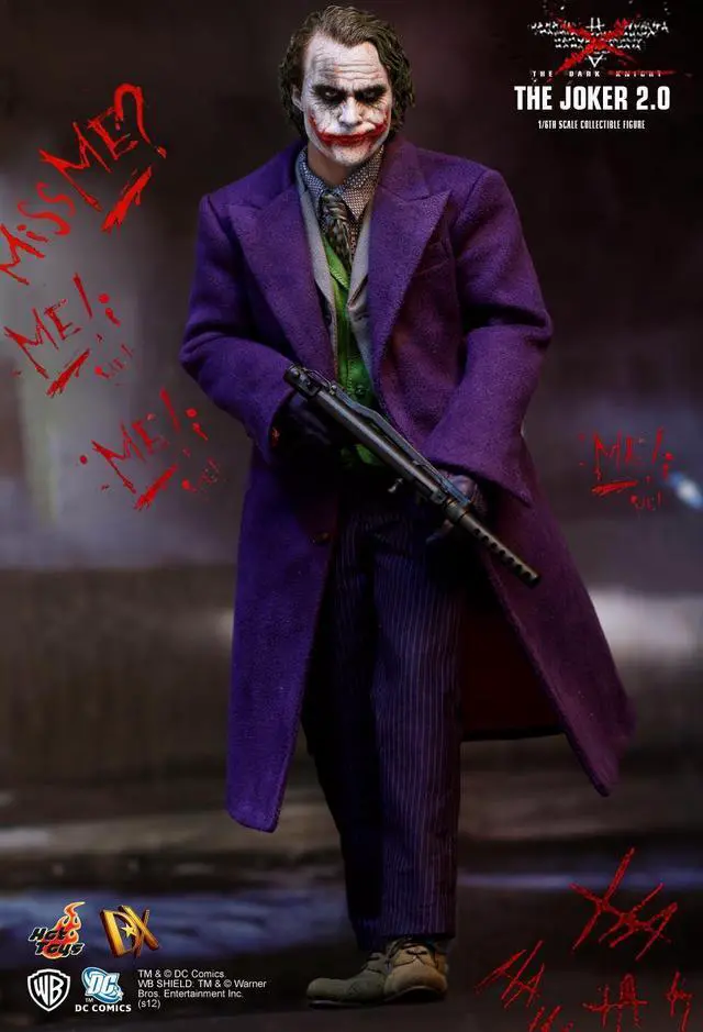 Alt view image 4 of 5 - Figure Hot Toys DX11 - DC Comics - The Dark Knight - The Joker 2.0 Standard Version
