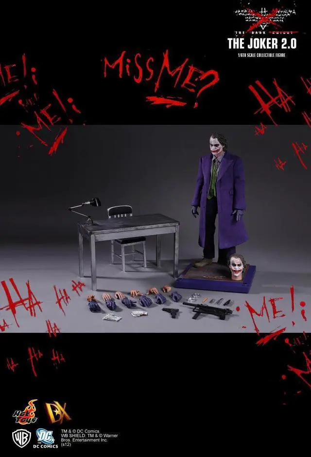 Alt view image 2 of 5 - Figure Hot Toys DX11 - DC Comics - The Dark Knight - The Joker 2.0 Deluxe Version