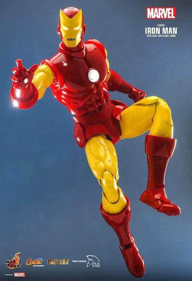 Alt view image 3 of 5 - Figura Hot Toys CMS014D57 - Marvel Comics - Classic Iron Man Standard Version