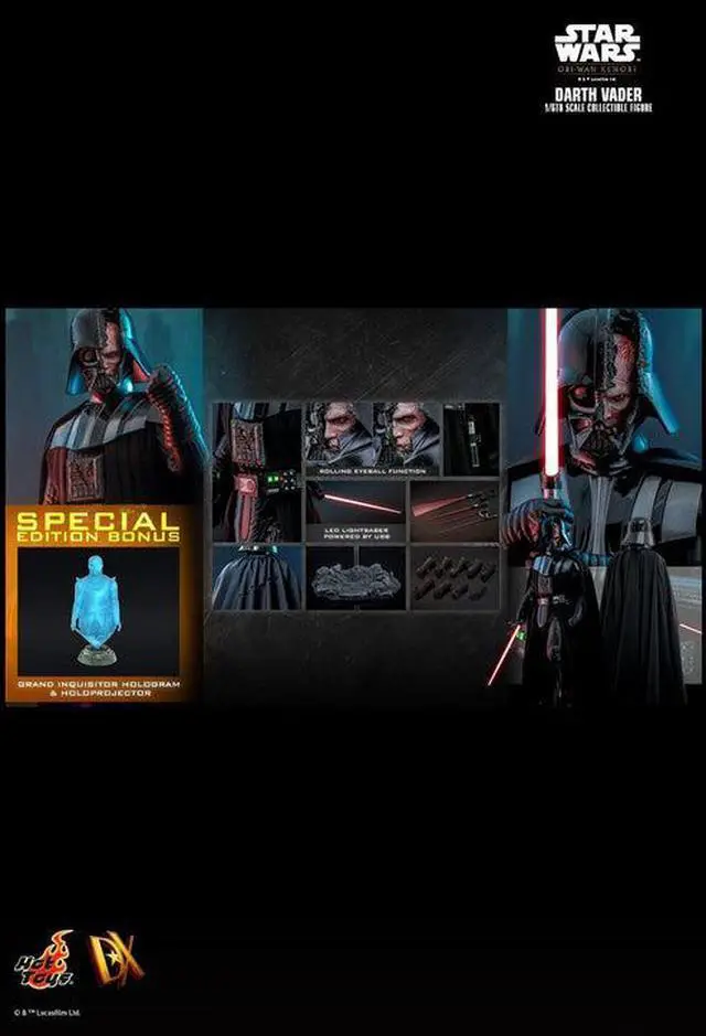 Alt view image 2 of 5 - Figure Hot Toys DX27D - Star Wars : Obi Wan Kenobi - Darth Vader Deluxe Version