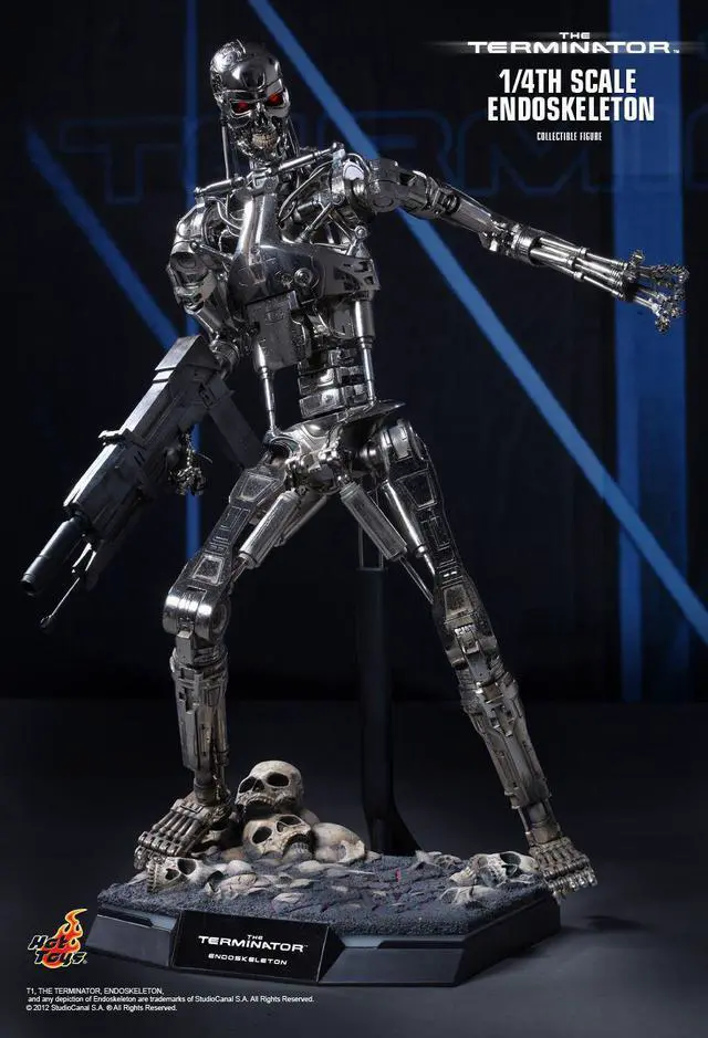Alt view image 2 of 5 - Figure Hot Toys QS002 - The Terminator - Endoskeleton Standard Edition