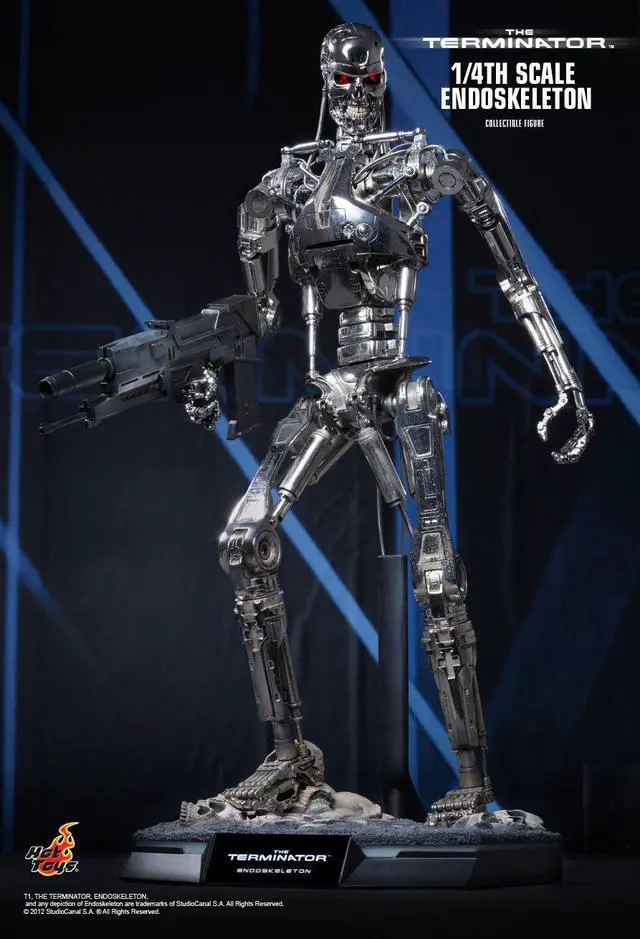 Alt view image 3 of 5 - Figure Hot Toys QS002 - The Terminator - Endoskeleton Standard Edition