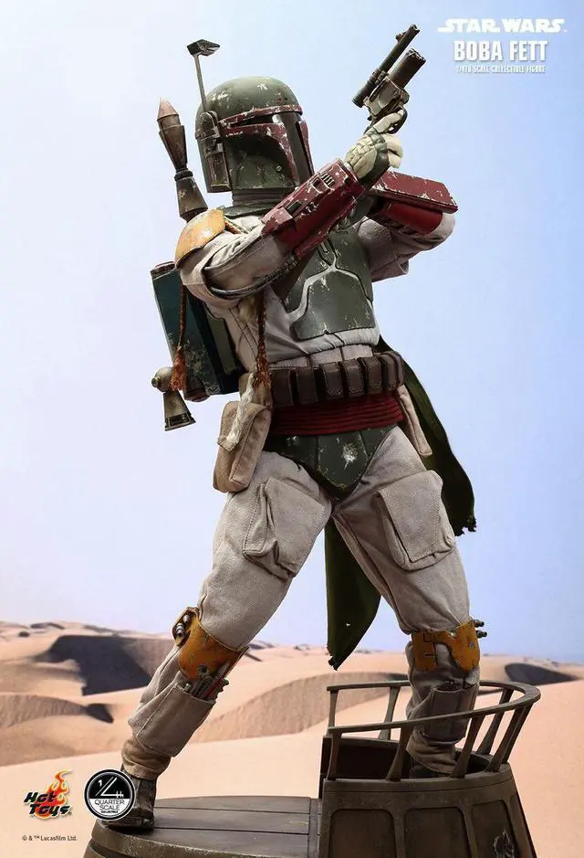 Alt view image 3 of 5 - Figure Hot Toys QS003 - Star Wars 6 : Return Of The Jedi - Boba Fett Deluxe Version
