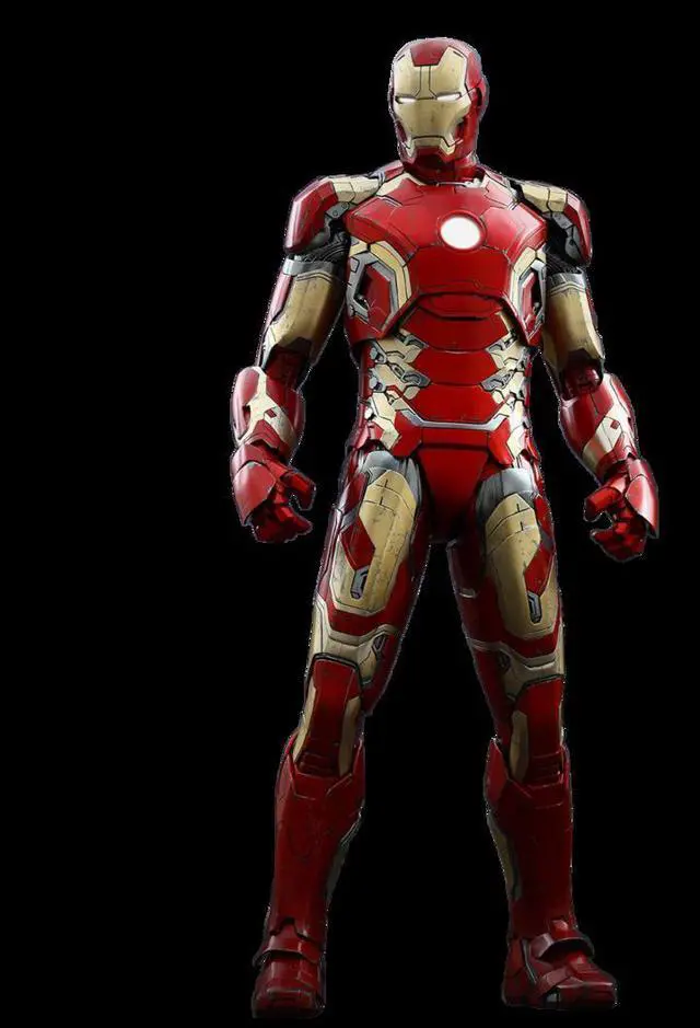 Alt view image 5 of 9 - Avengers Age of Ultron 1:4 Scale Hot Toys Collectible Figure Iron Man Mark XLIII