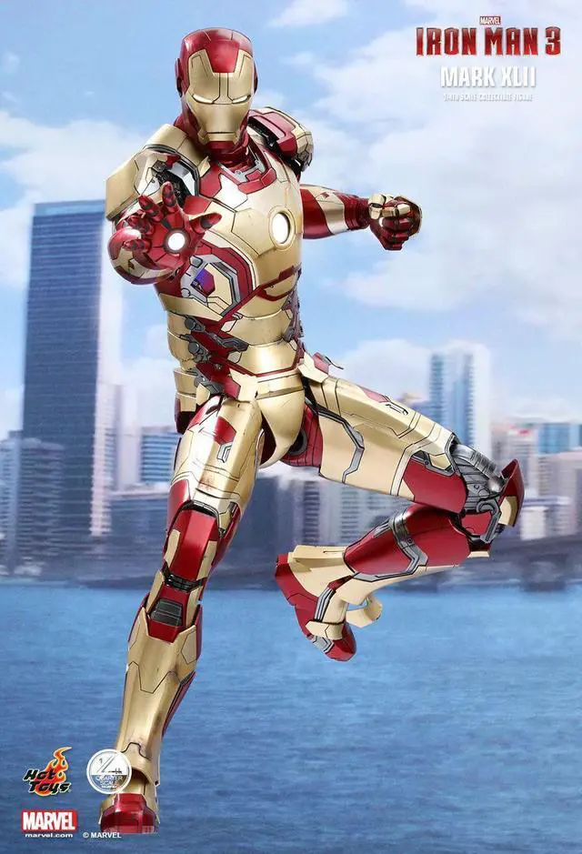 Alt view image 3 of 5 - Figure Hot Toys QS007 - Marvel Comics - Iron Man 3 - Iron Man Mark 42 Standard Version