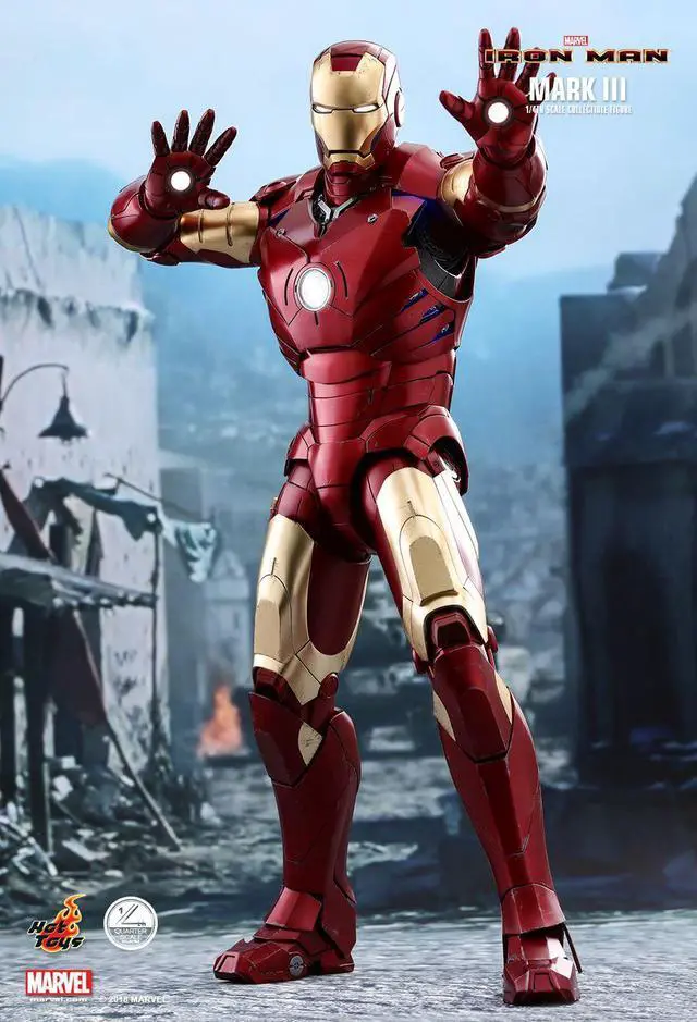 Alt view image 3 of 5 - Figure Hot Toys QS011 - Marvel Comics - Iron Man - Iron Man Mark 3