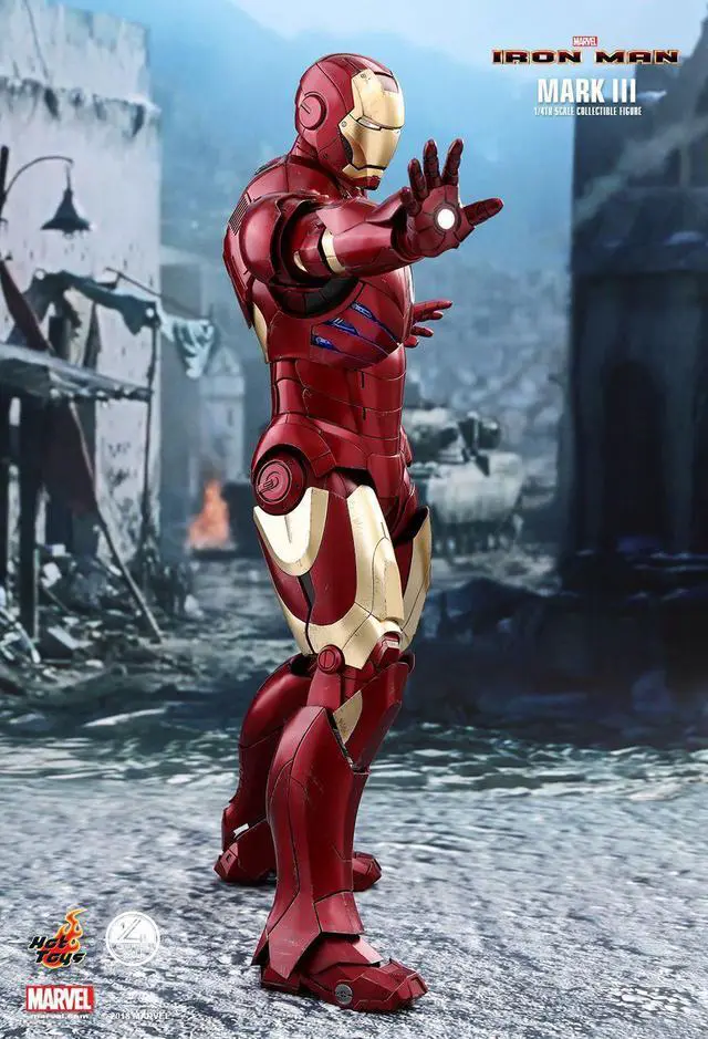Alt view image 4 of 5 - Figure Hot Toys QS011 - Marvel Comics - Iron Man - Iron Man Mark 3