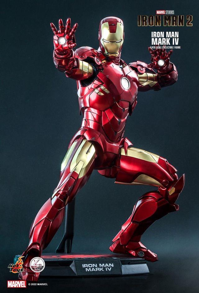Hot Toys QS020 Iron Man 2 Collectible Action Figurine 1/4 Iron Man Mark IV  48cm