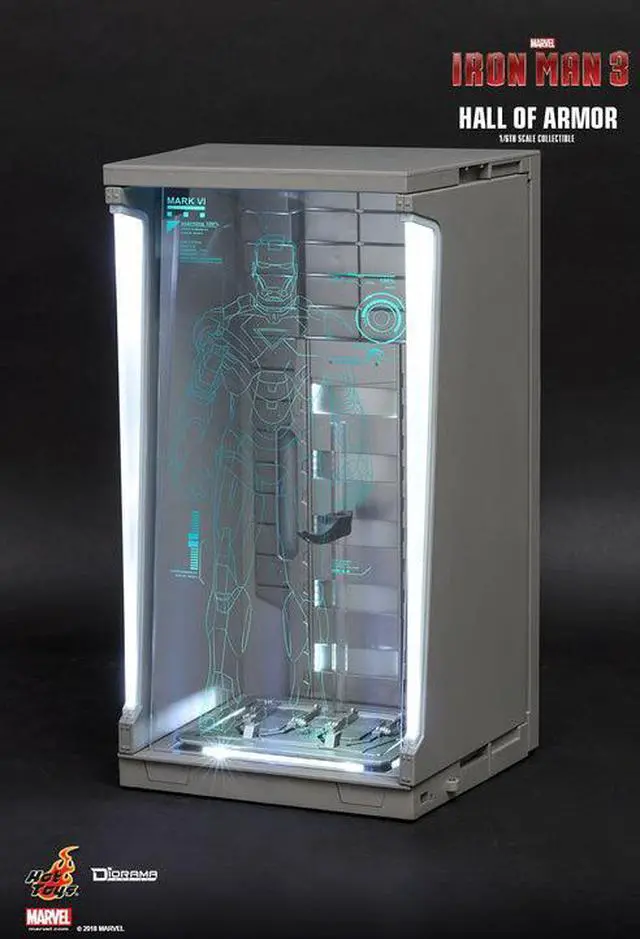 Alt view image 2 of 5 - Figure Hot Toys DS001 - Marvel Comics - Iron Man 2 - Hall Of Armor 7 box