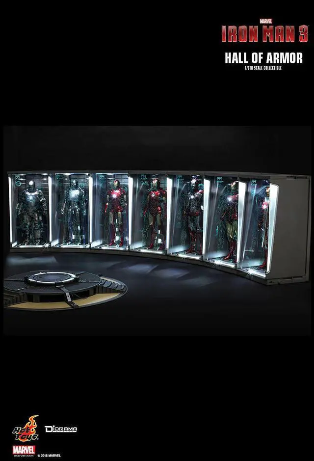 Alt view image 3 of 5 - Figure Hot Toys DS001 - Marvel Comics - Iron Man 2 - Hall Of Armor 7 box