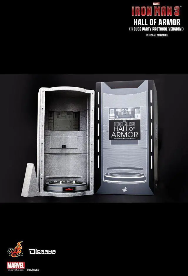 Alt view image 2 of 5 - Figure Hot Toys DS002 - Marvel Comics - Iron Man 3 - Hall Of Armor House Party Protocol Version
