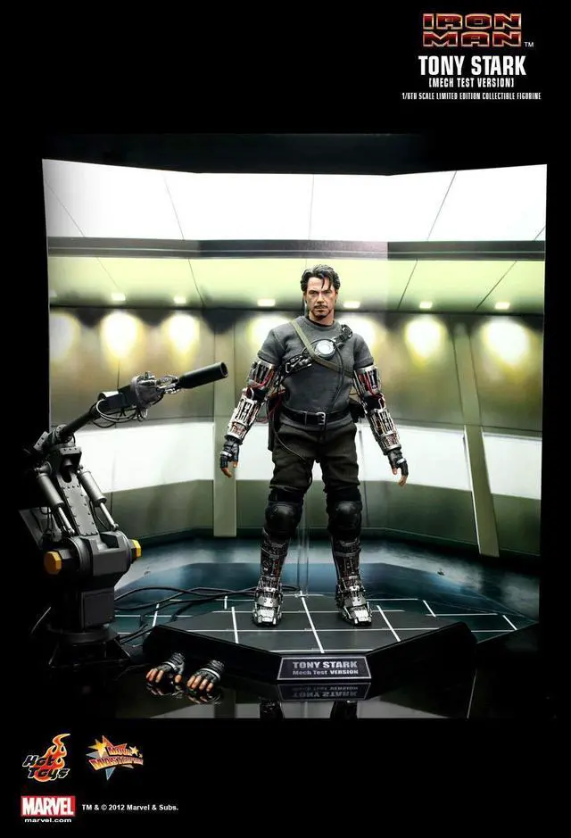 Alt view image 2 of 5 - Figure Hot Toys MMS116 - Marvel Comics - Iron Man - Tony Stark Mech Test Version