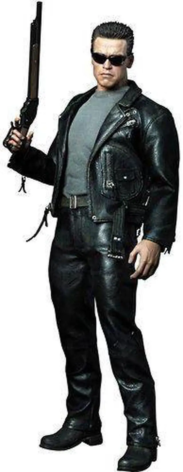 Alt view image 2 of 6 - terminator 2 judgement day hot toys movie masterpiece 1/6 scale collectible figure t800 arnold schwarzenegger