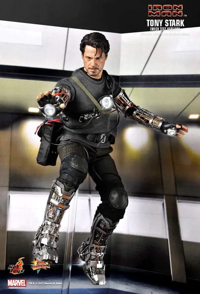 Alt view image 3 of 5 - Figure Hot Toys MMS116 - Marvel Comics - Iron Man - Tony Stark Mech Test Version