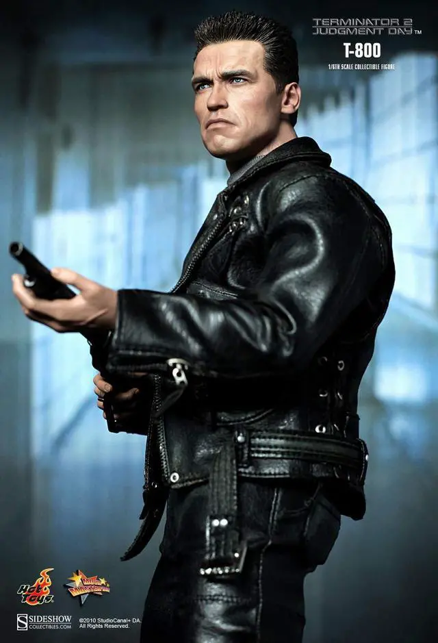 Alt view image 5 of 6 - terminator 2 judgement day hot toys movie masterpiece 1/6 scale collectible figure t800 arnold schwarzenegger