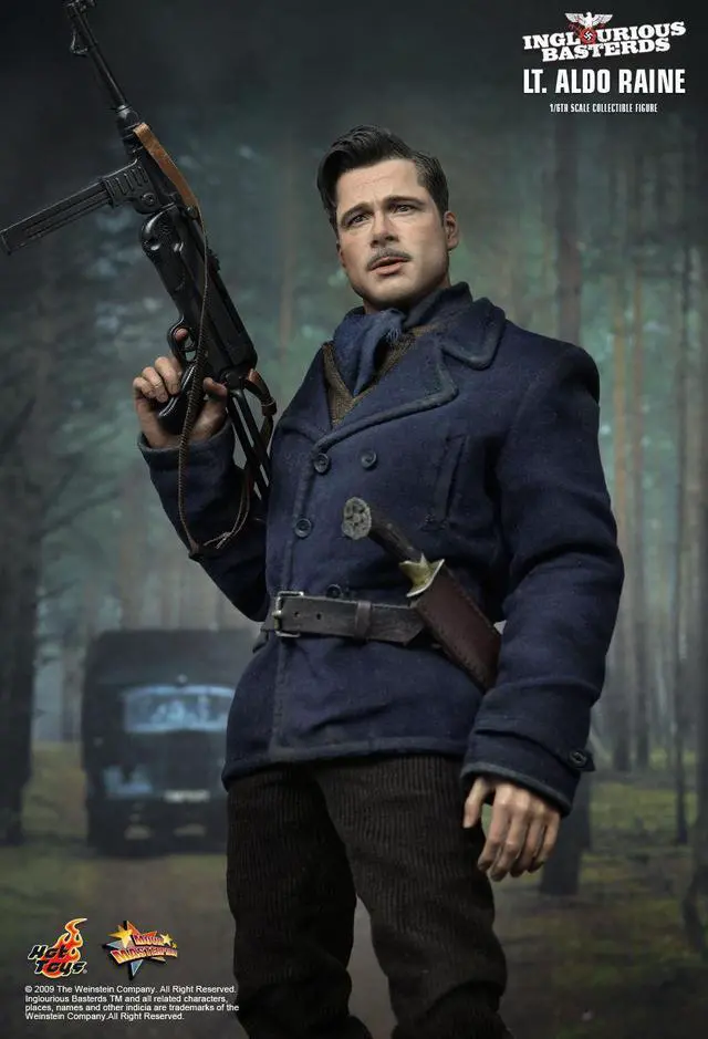 Alt view image 4 of 5 - Figure Hot Toys MMS118 - Inglourious Basterds - LT. Aldo Raine