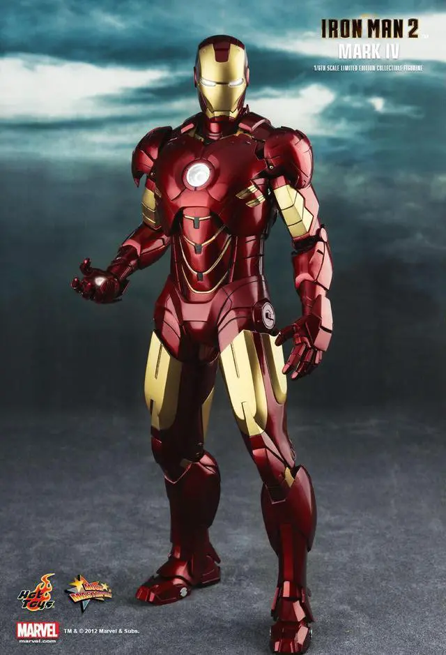 Alt view image 3 of 5 - Figure Hot Toys MMS123 - Marvel Comics - Iron Man 2 - Iron Man Mark 4 1.0