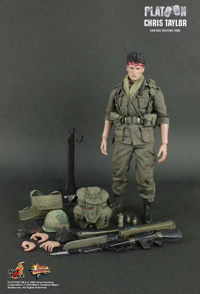 Alt view image 2 of 5 - Figure Hot Toys MMS135 - Platoon - Chris Taylor