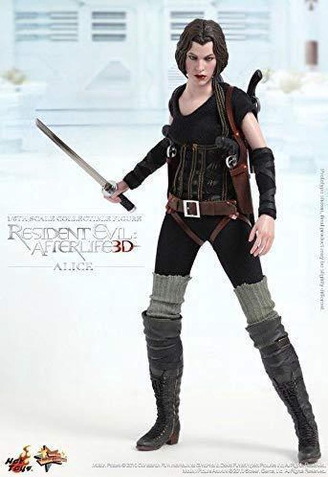 Alt view image 11 of 11 - HOT TOYS 1/6 RESIDENT EVIL AFTERLIFE BIOHAZARD MMS139 ALICE ACTION FIGURE