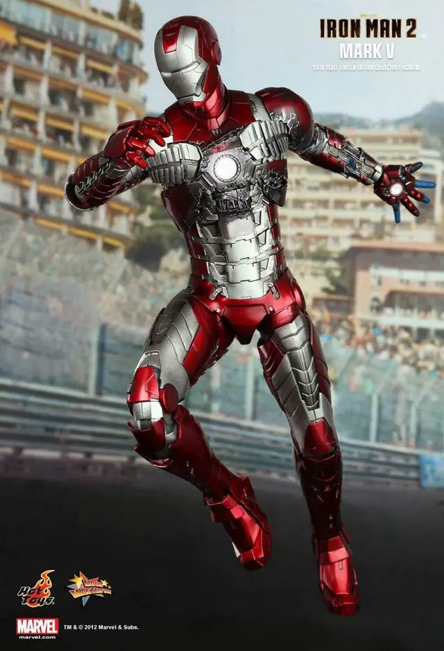 Alt view image 4 of 5 - Figure Hot Toys MMS145 - Marvel Comics - Iron Man 2 - Iron Man Mark 5