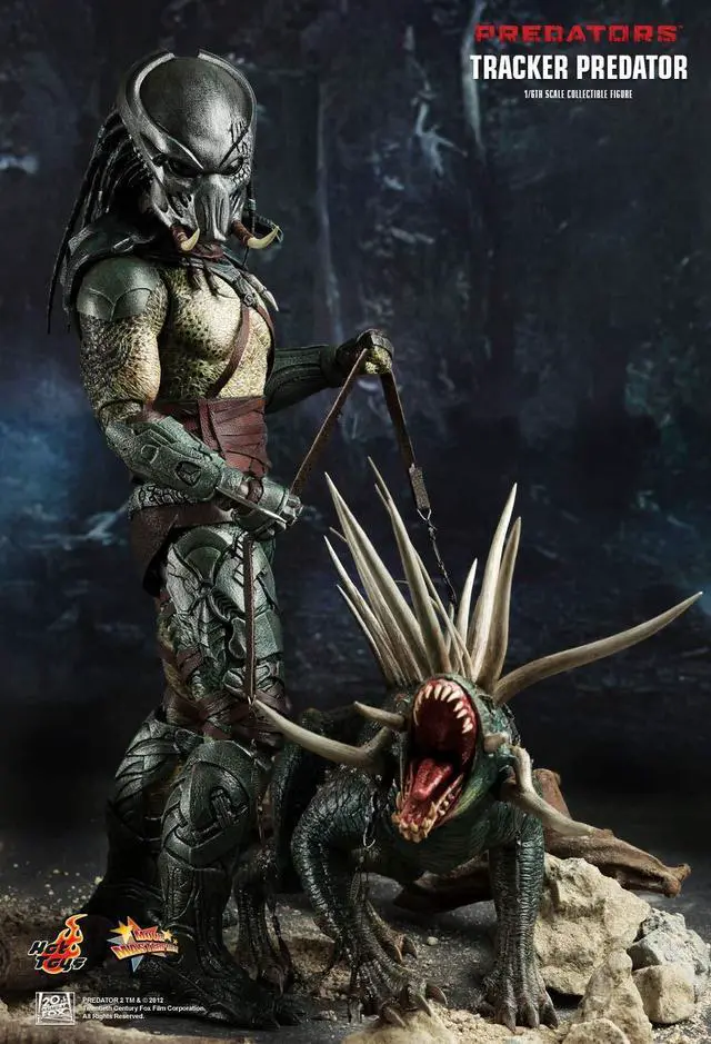 Alt view image 5 of 6 - sideshow collectibles predator hot toys 12 inch deluxe figure tracker predator