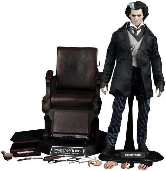 Alt view image 4 of 8 - Sweeney Todd The Demon Barber Of Fleet Street 12" Figure By Hot Toys