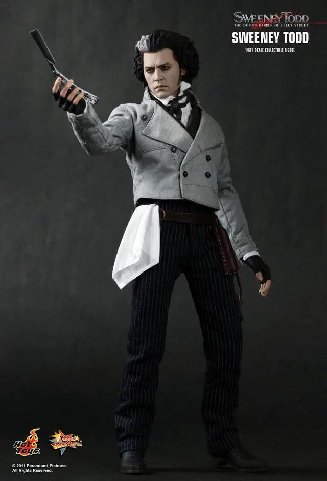 Alt view image 7 of 8 - Sweeney Todd The Demon Barber Of Fleet Street 12" Figure By Hot Toys