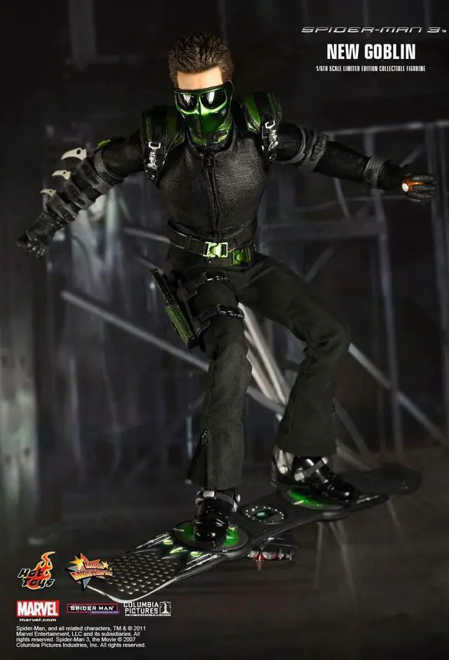 Alt view image 4 of 5 - Figure Hot Toys MMS151 - Marvel Comics - Spider-Man 3 - New Goblin